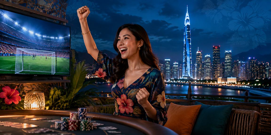 Permainan poker dan kad gaya Melayu di Kuala Lumpur dengan suasana kasino