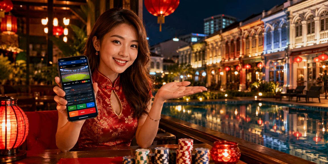 Kasino mudah alih gaya Melayu di Pulau Pinang dengan paparan promosi telefon